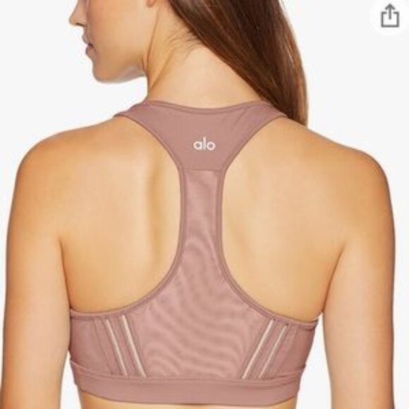 ALO Yoga Mauve Sports Bra - Picture 1 of 9